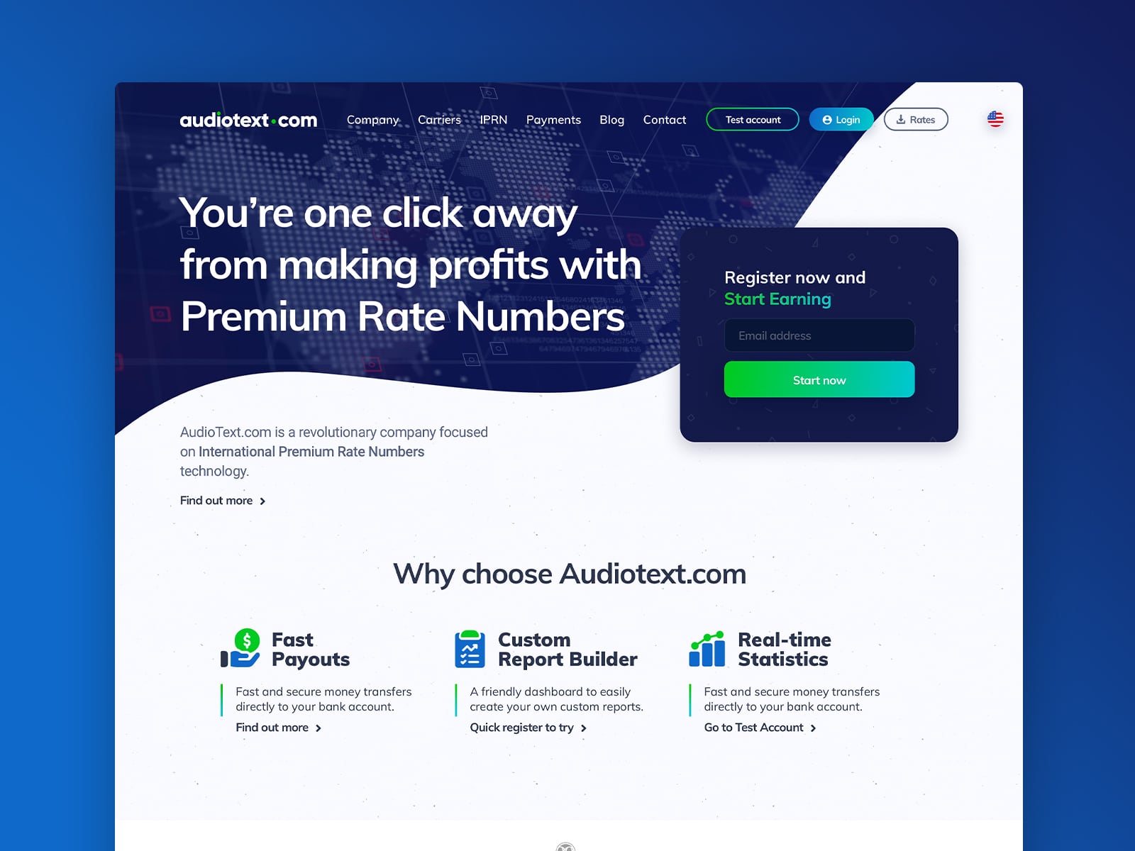 Audiotex.com Website